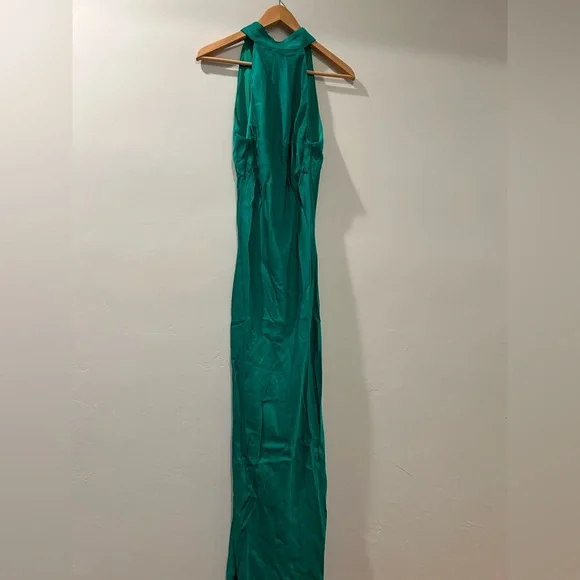Meshki | Dresses | Meshki Claire Satin Open Back Maxi Dress In A Size M New  With Tags | Poshmark